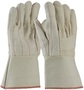 RADNOR™ White 32 Ounce Canvas Hot Mill Gloves With Gauntlet Wrist