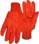 RADNOR™ Large Hi-Viz Orange 18 Ounce Cotton/Polyester Hot Mill Gloves With Knit Wrist