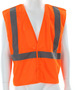 MCR Safety® 2X Hi-Viz Orange Luminator Mesh Polyester Safety Vest
