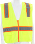 MCR Safety® 4X Hi-Viz Green Luminator Polyester Safety Vest