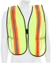 MCR Safety® Hi-Viz Green Mesh Polyester Safety Vest