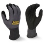 Radians Medium DEWALT® DPG72 13 Gauge Black Flexible Durable Grip Nitrile Palm Coated Work Gloves With Black Nylon Knit Liner And Elastic Slip On Cuff