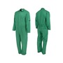 Radians Medium Green VolCore™/Cotton Flame Resistant Coverall With Snap Front Closure