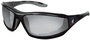 MCR Safety Swagger® RP2 Black Safety Glasses With I/O Clear Mirror MAX36 Dual Coating Anti-Fog/Anti-Scratch Lens