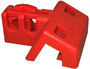 Reece Safety Red Polycarbonate Electrical Lockout Device (Padlocks Sold Seperately)