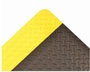 Superior Manufacturing 3' X 5' Black And Yellow PVC Diamond-Tuff™ Anti Fatigue Mat Anti Fatigue Floor Mat
