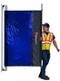 Rolltect™ 5.5' X 20' Blue PVC Welding Curtain