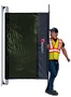 Rolltect™ 5.5' X 20' Dark Green PVC Retractable Welding Curtain