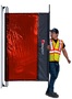 Rolltect™ 5.5' X 20' Orange PVC Retractable Welding Curtain