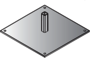 Tillman® 6" Galvanized Steel Support Base (For Floor Mounted Curtain Systems)