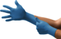 Ansell Medium Blue TouchNTuff® Nitrile Disposable Gloves (100 Gloves Per Box)