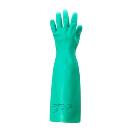 Ansell Size 9 Green AlphaTec Solvex 37-185 Nitrile Chemical Resistant Gloves