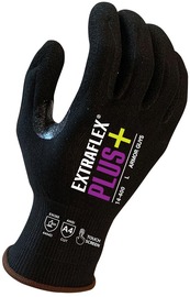 Armor Guys Small Extraflex® Plus Nitrile Palm Coated Work Gloves With Liner And Knit Wrist Cuff