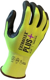 Armor Guys Large Extraflex® Plus Polyurethane Palm Coated Work Gloves With Liner And Knit Wrist Cuff