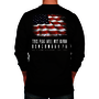 Benchmark FR® 3X Black Benchmark 3.0 Cotton Flame Resistant T-Shirt With Flag Will Not Burn Graphic