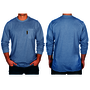 Benchmark FR® Large Light Blue Second Gen Jersey Cotton Flame Resistant T-Shirt