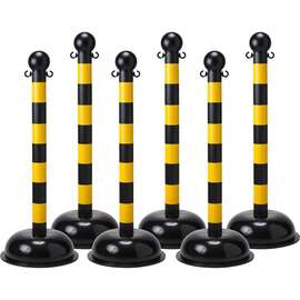 Brady® 41" X 3" Black And Yellow Polyethylene Bradylink® Chain Post