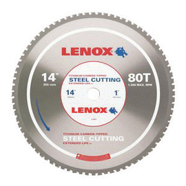 Lenox® Extended Life™ 14" Titanium Carbide Tipped Circular Saw Blade 80 Teeth