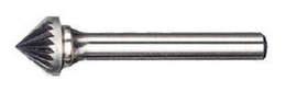 RADNOR™ SK-6SC 5/8" X 5/16" 90° Cone Shape Single Cut Carbide Burr