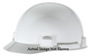 MSA Gray SmoothDome® Polyethylene Cap Style Hard Hat With Ratchet/4 Point Ratchet Suspension