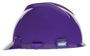 MSA Purple V-Gard® Polyethylene Cap Style Hard Hat With Ratchet/4 Point Ratchet Suspension