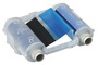 Brady® 4.11" X 200' Black/Blue GlobalMark® Resin Printer Ribbon (200 ft Per Roll)