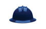 Bullard® Navy Blue HDPE Full Brim Hard Hat With Ratchet/6 Point Ratchet Suspension