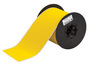 Brady® 4" X 50' Yellow B30 Series Harsh Wash-Resistant/Metal-Detectable Polyester Label (50 ft Per Cartridge)