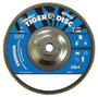 Weiler® Tiger® 7" X 5/8" - 11 80 Grit Type 29 Flap Disc