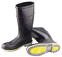 Dunlop® Protective Footwear Size 13 Flex3™ Black 16" Polyblend/PVC Knee Boots