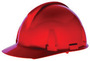 MSA Orange Topgard® Hard Hat Cap Style Polycarbonate Cap Style Hard Hat With Ratchet Suspension