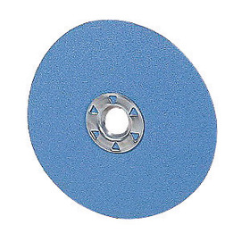 Norton® 5" 36 Grit Extra Coarse NorZon Plus™ SPEED-LOK® BlueFire Fiber Disc