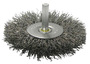 Weiler® 4" X 1/4" Steel Crimped Wire Radial Wheel Brush