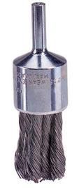 Weiler® 1/4" X Stainless Steel Knot Wire End Brush