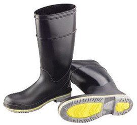 Dunlop® Protective Footwear Size 10 Flex3™ Black 16" Polyblend/PVC Knee Boots