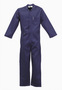 Stanco Safety Products™ Short 3X Blue Indura® Flame Resistant Coveralls With Front Zipper Closure