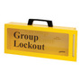 Brady® Black/Yellow Steel Lock Box "GROUP LOCKOUT"