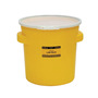 Eagle 20 7/8" X 16 11/16" X 20 7/8" Yellow HDPE Containment Lab Pack Drum