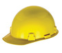 MSA Yellow Thermalgard® Nylon Cap Style Hard Hat With Ratchet/4 Point Ratchet Suspension