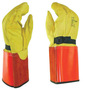 Salisbury by Honeywell Size 9 Yellow Leather Linesmens Gloves