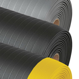 Superior Manufacturing 3' X 5' Gray PVC Foam NoTrax® Airug® Anti Fatigue Floor Mat