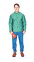 Stanco Safety Products™ X-Large Green Cotton Flame Resistant Jacket Coat With Snap Closure