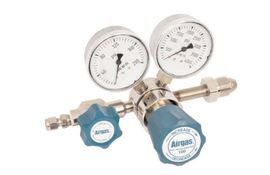 Airgas® Model N245A350 Brass High Purity Two Stage Pressure Regulator With 1/4" FNPT Connection And Non-Lubricated Check Valve