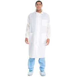 Kimberly-Clark Professional™ Large White Kimtech™ A8 SMS Disposable Lab Coat