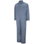 Red Kap® Small/Regular Postman Blue 7.25 Ounce 65% Polyester/35% Combed Coveralls With Zipper Closure
