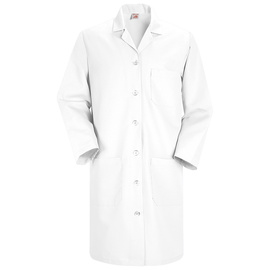 Red Kap® Large/Regular White 5 Ounce 80% Polyester/20% Combed Cotton Lab Coat With Button Closure