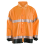 OccuNomix 3X Hi-Viz Orange And Blue 32" Polyester And Oxford Breathable Jacket