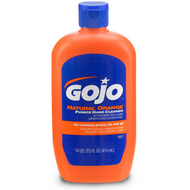 GOJO® 14 Ounce Bottle White Natural Orange™ Citrus Scented Hand Cleaner