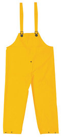 MCR Safety® Large Yellow Classic .35 mm Polyester/PVC Overalls