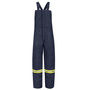 Bulwark® X-Large Navy Blue Cotton/Nylon Flame Resistant Bib Overall With Cotton Lining